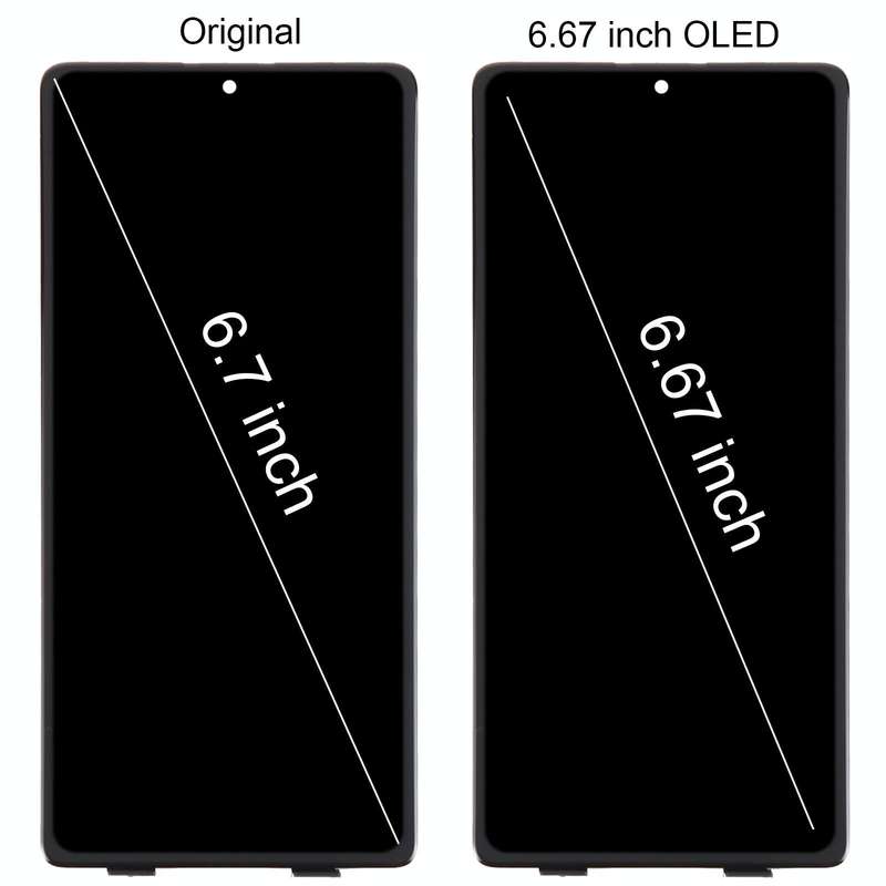 6.67 inch OLED LCD Screen For Samsung Galaxy S10 Lite SM-G770F With Digitizer Full Assembly