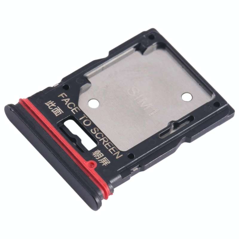 For Xiaomi Redmi K50i SIM Card Tray + SIM Card Tray / Micro SD Card Tray (Black)