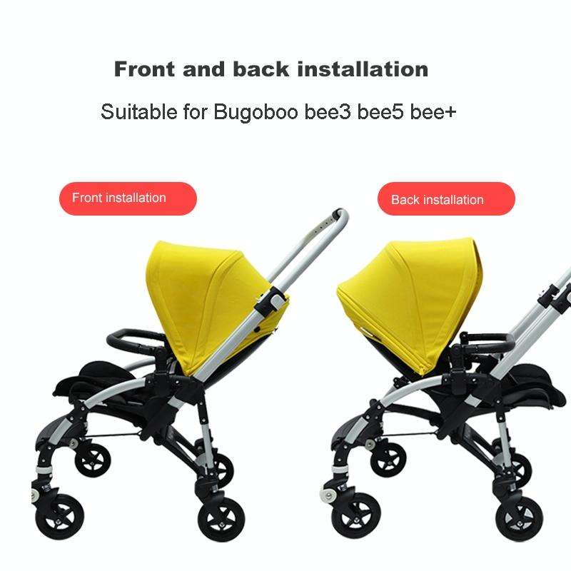 For Bugaboo Bee 3 Bee 5 Bumper Bar Handrest Armrest Stroller Accessories(Frosted)