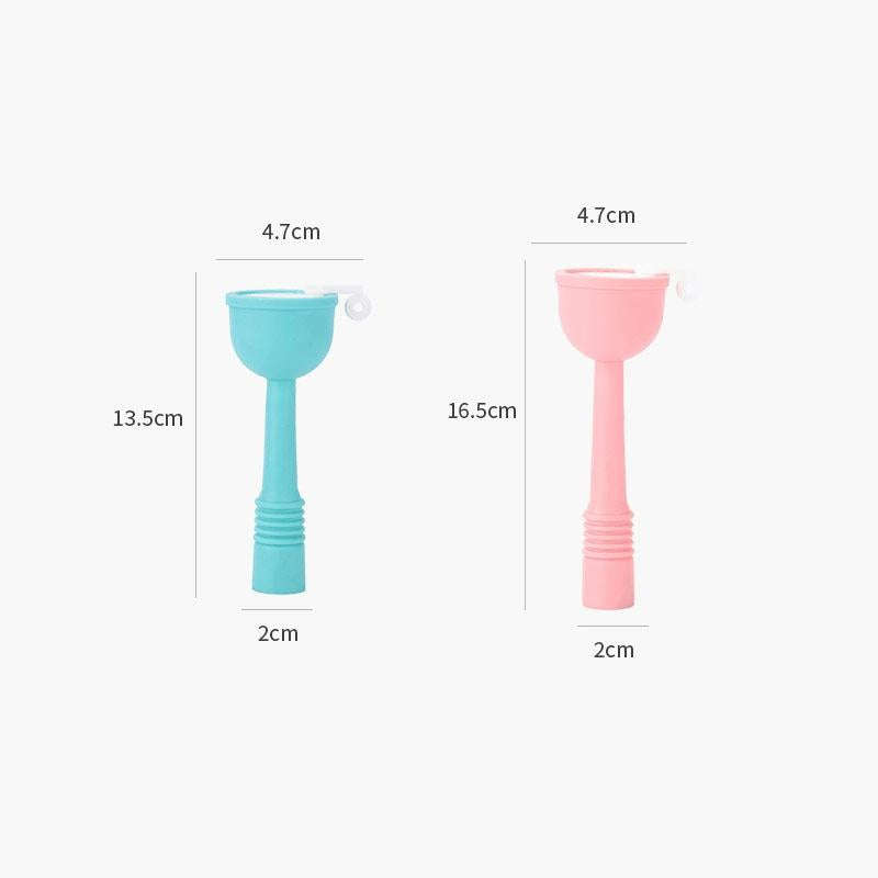 Kitchen Faucet Water-saving Shower(Short Blue)