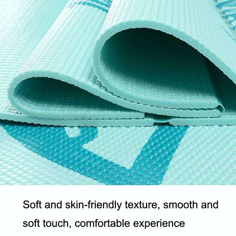 YM15C Portable Travel Thick Fold Yoga Pad Student Nnap Mat, Thickness: 8mm (Purple Print)