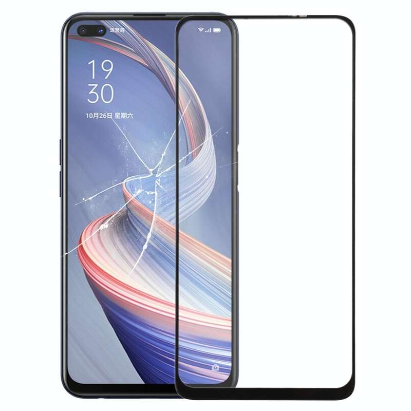 For OPPO A92S / X50 Front Screen Outer Glass Lens with OCA Optically Clear Adhesive