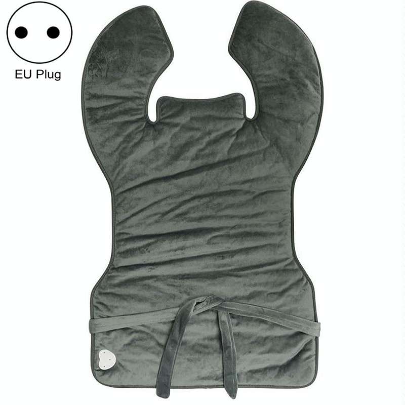 Heated Shoulder Guards Neck Guards Electric Heated Shawls Electric Blankets EU Plug(Dark Gray)