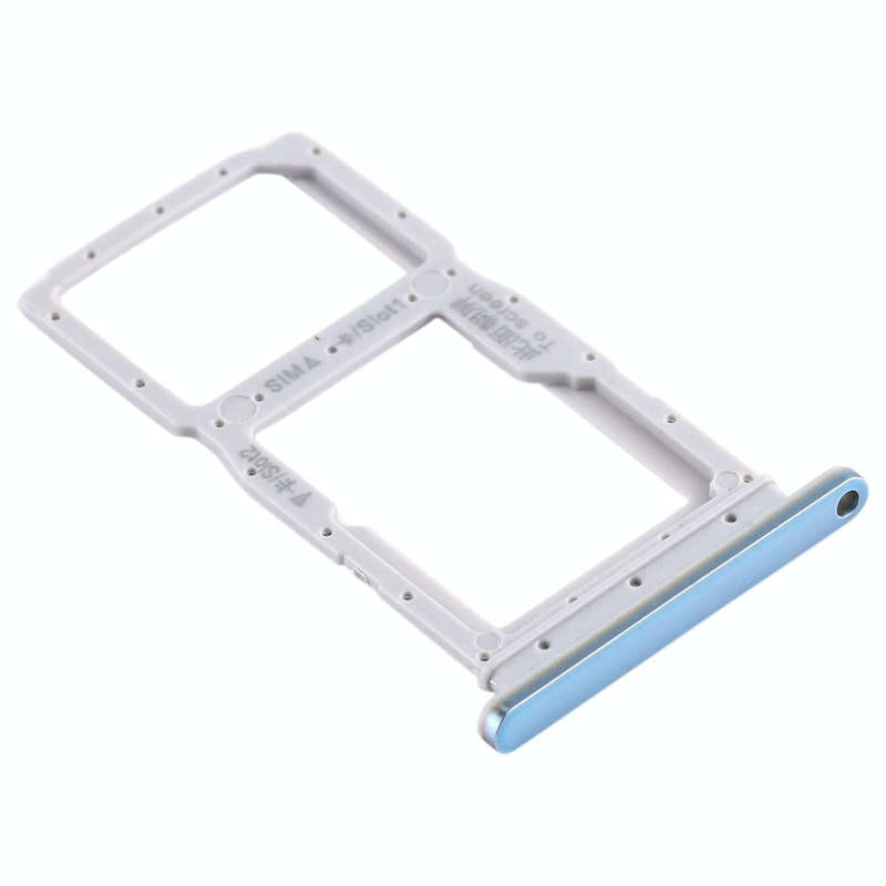 SIM Card Tray + SIM Card Tray / Micro SD Card Tray for Huawei Honor 9X / Honor 9X Pro(Baby Blue)