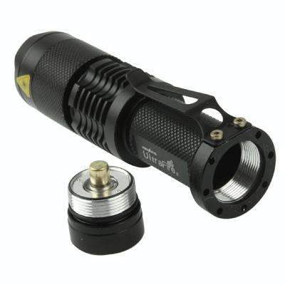 UltraFire Focus Flashlight, 3 Mode, Cree XM-L T6 LED, White Light, Luminous Flux: 700lm, Length: ...