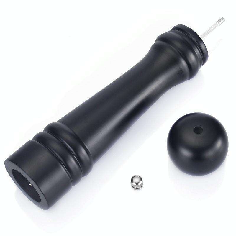 Manual Pepper Grinder Solid Wood PU Paint Pepper Mill Ceramic Core Coarse Salt Pepper Grinder Sea...