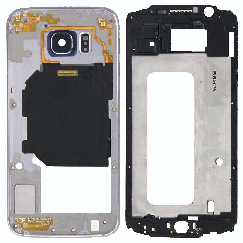 For Galaxy S6 / G920F Full Housing Cover (Front Housing LCD Frame Bezel Plate + Back Plate Housin...