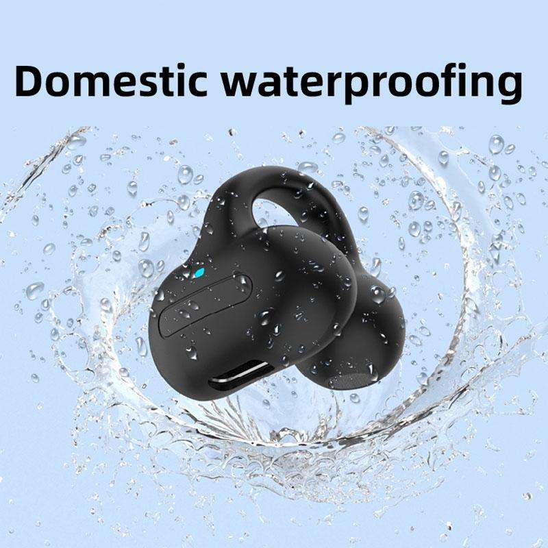 M-S8 Wireless Stereo Single Ear Clip-on Bluetooth Earphone(Gray)