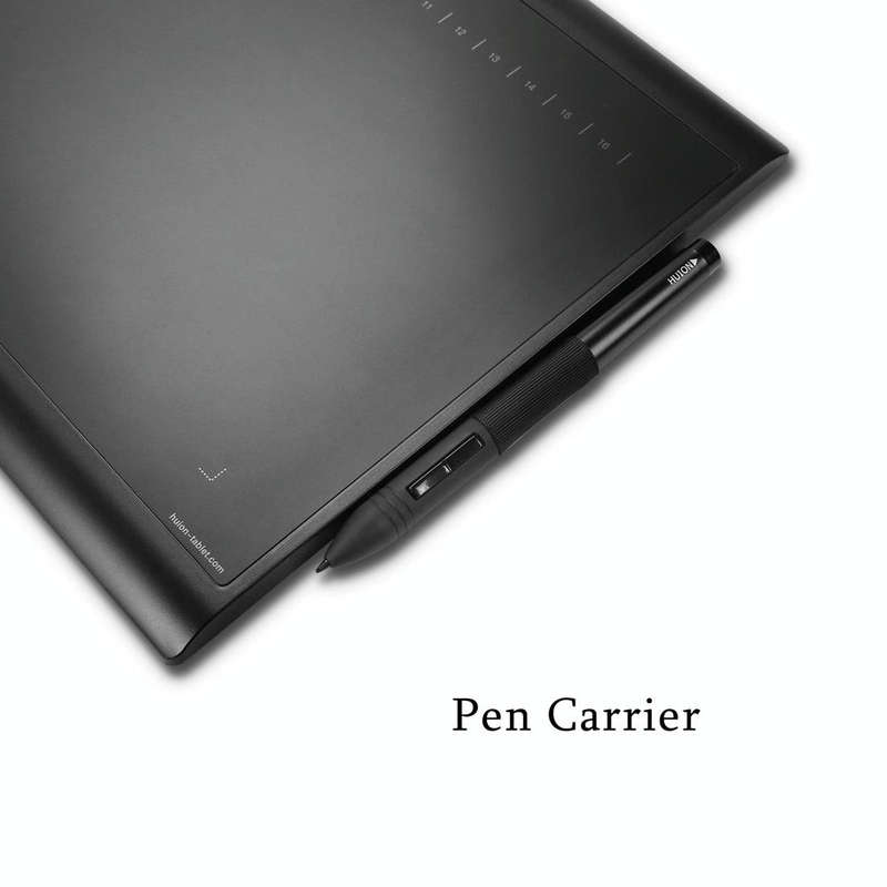 HUION Inspiroy Series 1060Plus (8192) 5080LPI Professional Art USB Graphics Drawing Tablet for Wi...