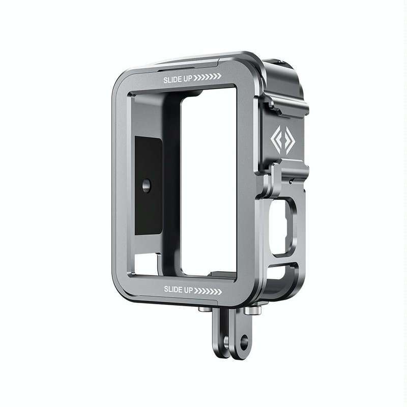TELESIN Aluminium Alloy Frame Case For GoPro Hero11 Black / HERO10 Black / HERO9 Black ,Spec: Ver...
