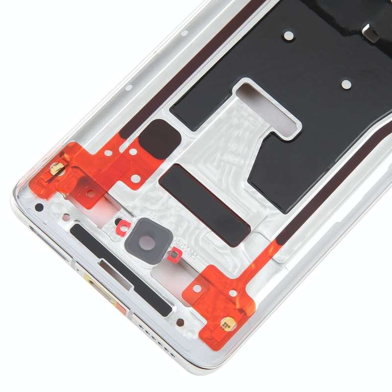 For Huawei P50 Pro Front Housing LCD Frame Bezel Plate(Silver)