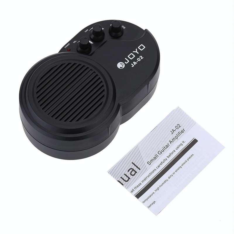 JOYO JA-02 3W Guitar Amplifier Mini Electric Guitar Amp Amplifier Speaker with Volume Tone Distor...