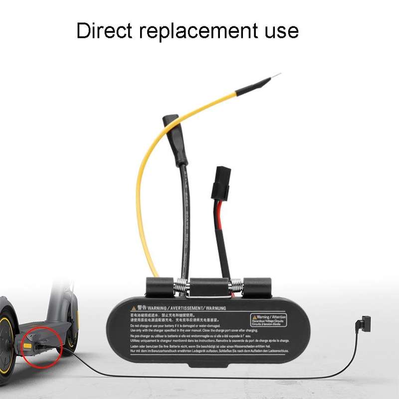 For Ninebot Max G30 Electric Scooter Charging Port Assembly(Black)