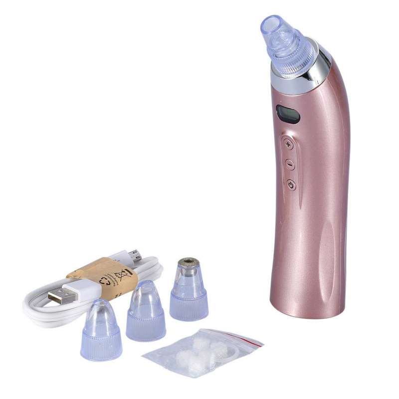 Face Pore Cleaner Blackhead Remover Vacuum Comedo Suction Diamond Dermabrasion Facial Cleaning Be...