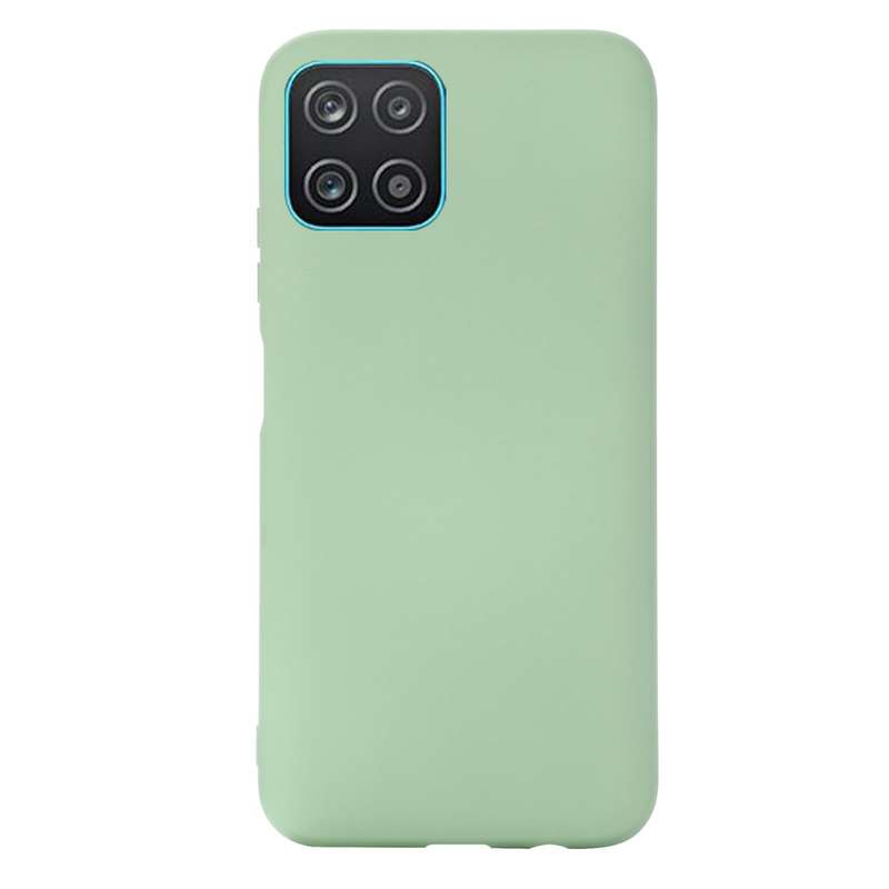For Samsung Galaxy A03 166.6mm Color Liquid Silicone Phone Case(Green)