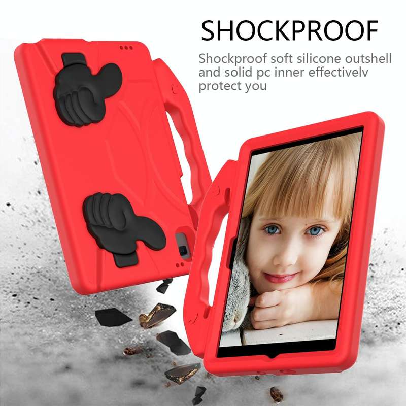 For Huawei MatePad 10.4 EVA Material Children Flat Anti Falling Cover Protective Shell with Thumb...