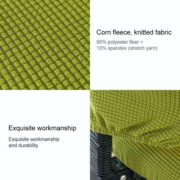 Universal Stretch Office Chair Cover, Size:Back Cover + Cushion Cover(Deep Blue)