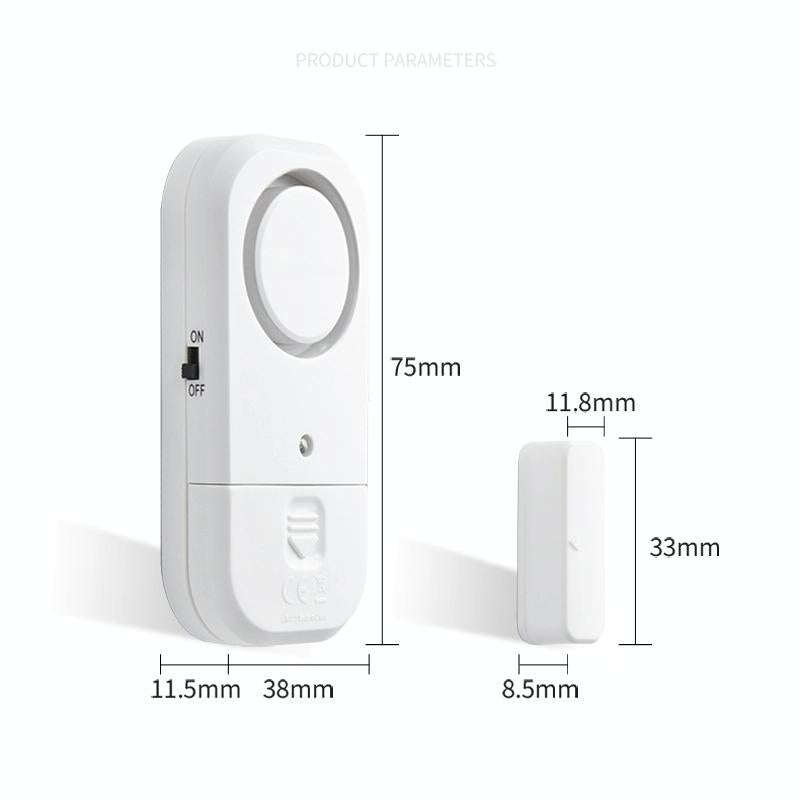 N911S Home Door Window Induction Alarm Household Door Magnetic Wireless Anti-Theft Alarm(Host + M...