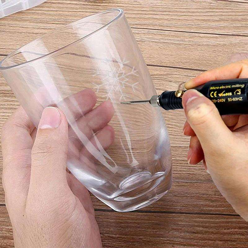 70pcs/set Mini Electric Speed Adjustable Engraving Pen Micro Electric Drill(EU Plug)