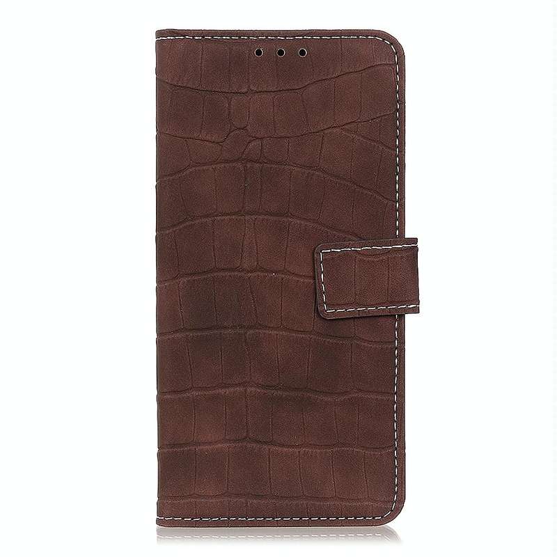 For Xiaomi Redmi 10 / Redmi Note 11 4G Magnetic Crocodile Texture Horizontal Flip Leather Case wi...