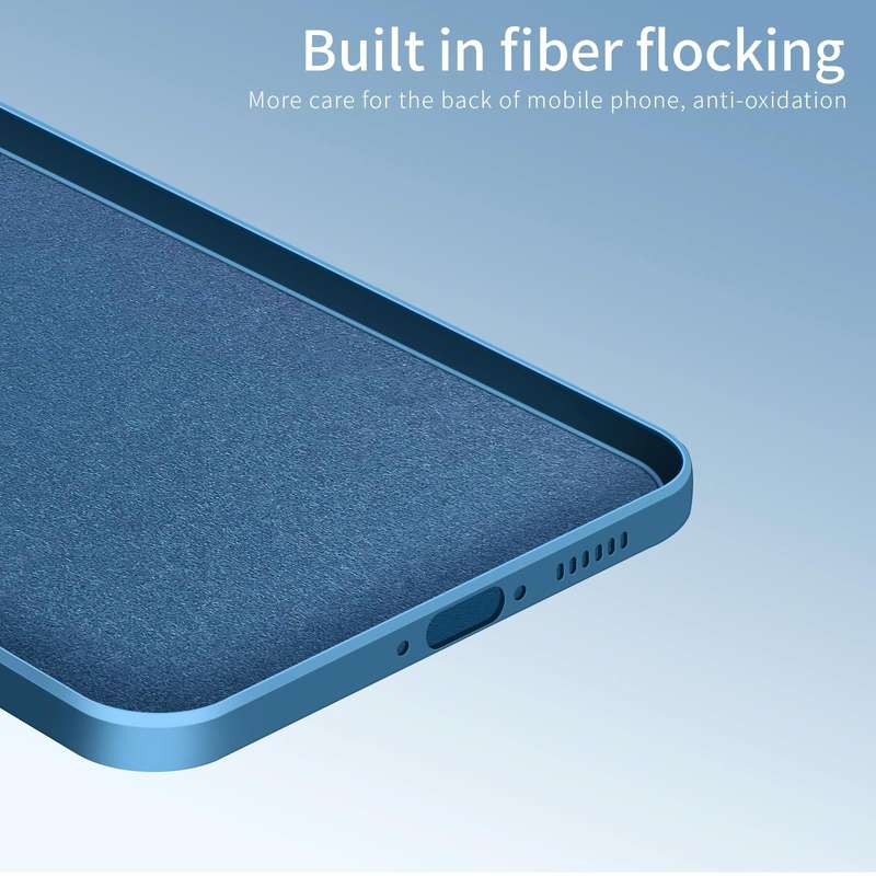 For Samsung Galaxy A34 5G PINWUYO Sense Series Liquid Silicone TPU Phone Case(Blue)