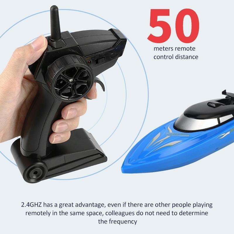 2.4G Children Rc Boat Remote Control Toy(Black)