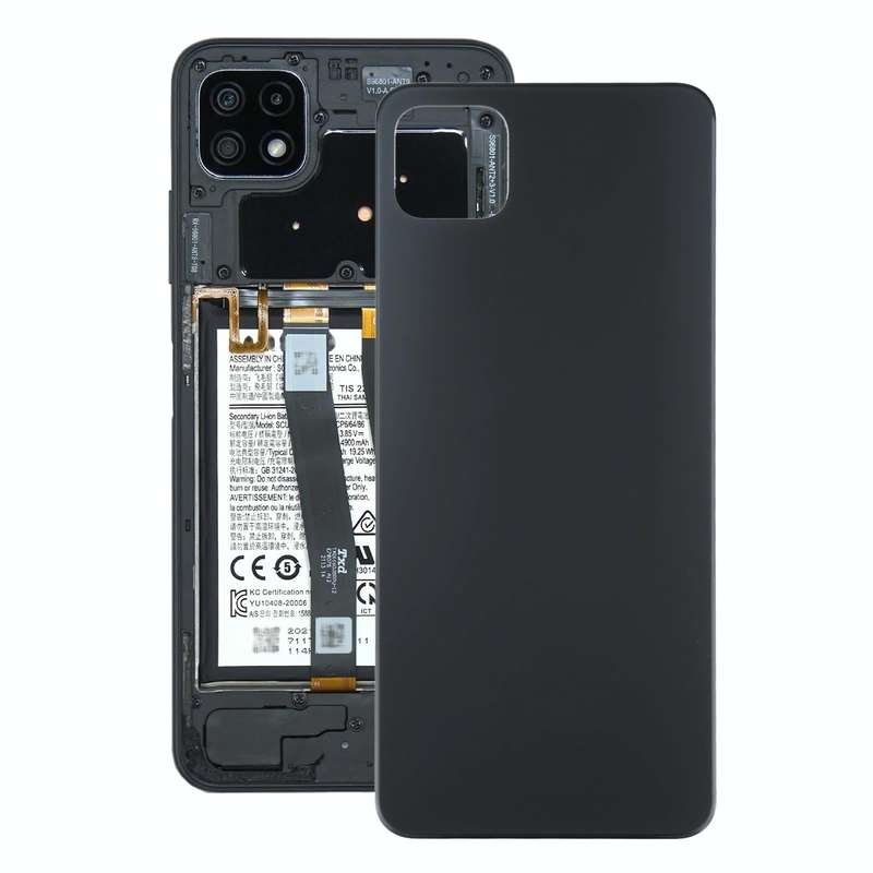 For Samsung Galaxy A22 5G Battery Back Cover (Black)