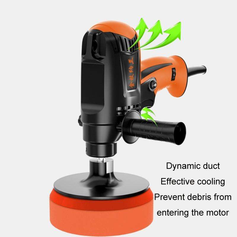 Car Beauty Sealing Glaze Polishing Machine Tile Repair Waxing Machine With Sponge Set, Model: 110...