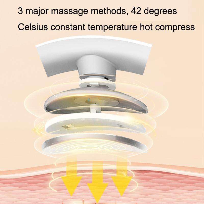 SL-M012 Electric Pulse Meridian Multifunctional Cervical Massager(White)