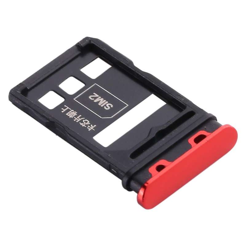 SIM Card Tray + SIM Card Tray for Honor V30 Pro / Honor V30(Red)