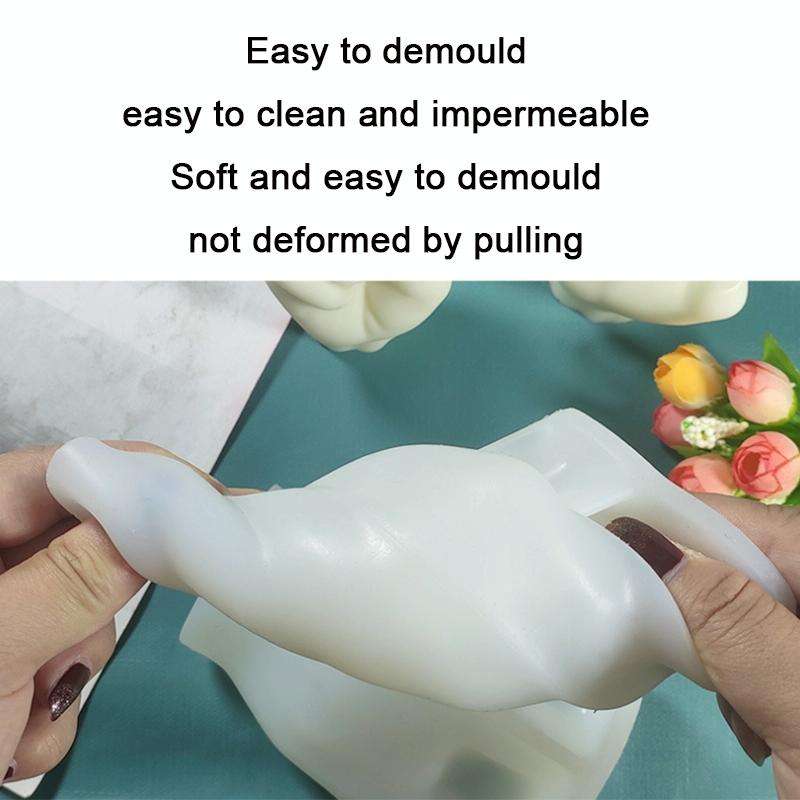 DIY Hand Shaped Scented Candle Silicone Mold, Specification: SX-LZ-332
