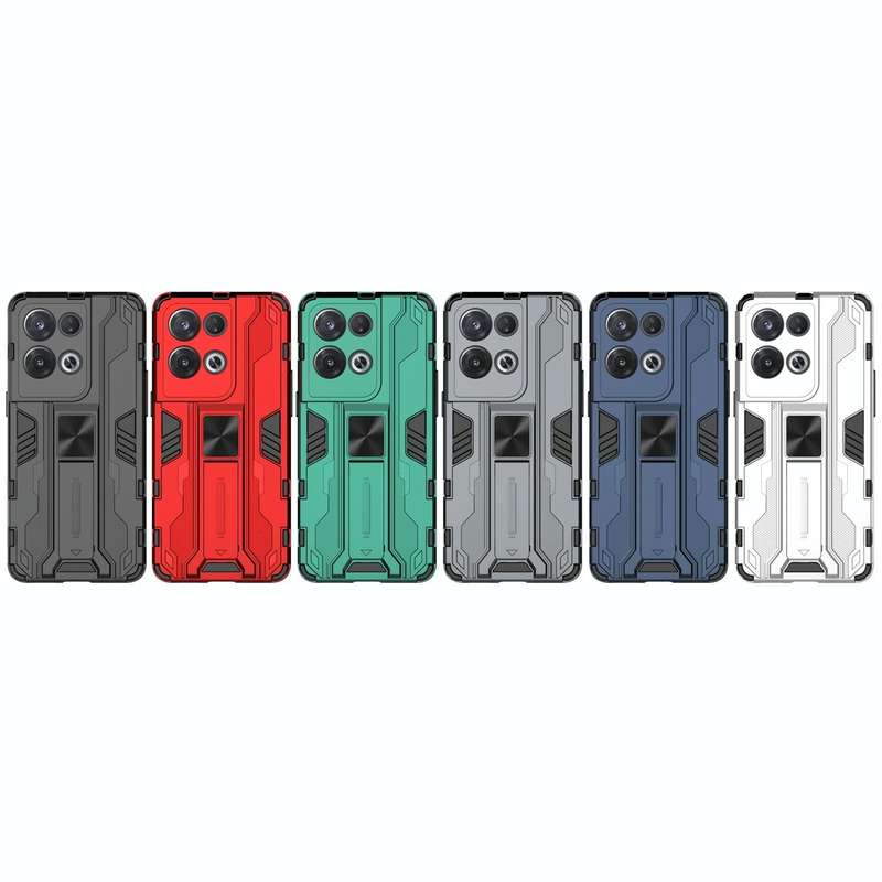 For OPPO Reno8 Pro 5G Supersonic PC + TPU Shock-proof Phone Case(Silver)