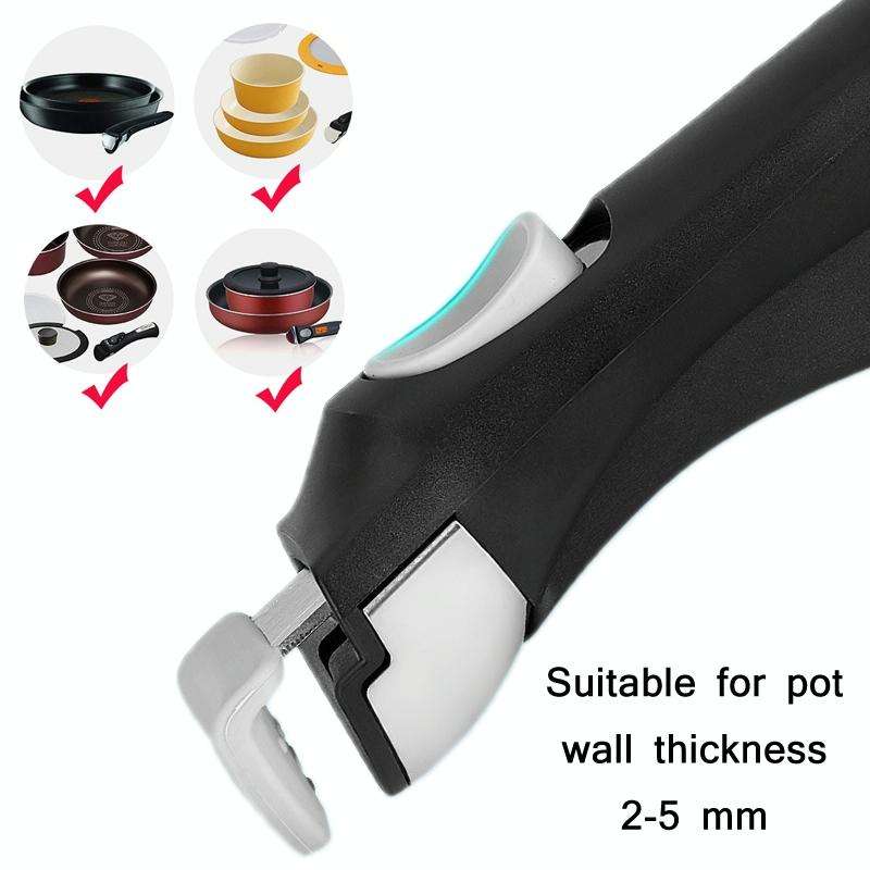 Detachable Milk Pot Anti-scalding Pot Handle(Black)