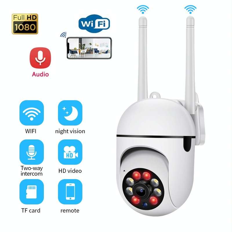 A7 1080P HD Wireless WiFi Smart Surveillance Camera Support Night Vision / Two Way Audio without ...