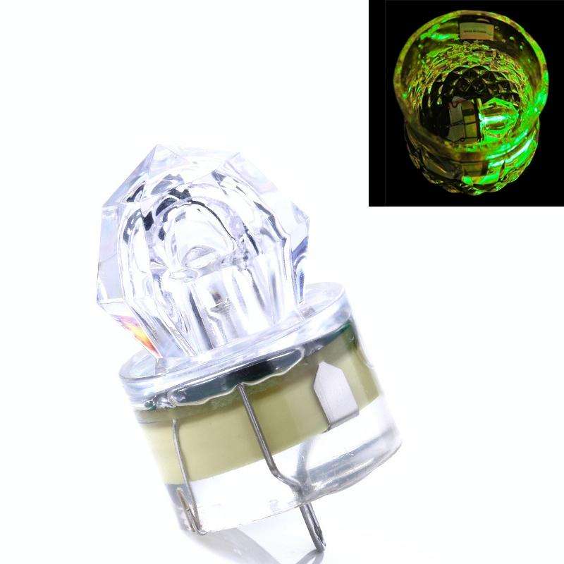 Deep Sea Night Fishing Diamond LED Flashing Light / Under Water Attract Fish Bait Lure Lamp (Rand...