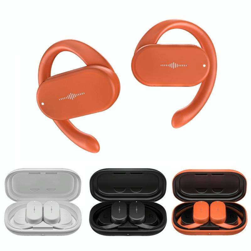 HD313 Earhook OWS Noise Reduction Bluetooth Earphone Subwoofer Sport Wireless Headset(Black)