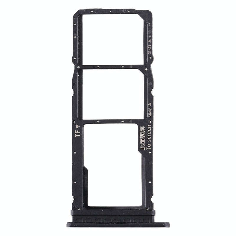SIM Card Tray + SIM Card Tray + Micro SD Card Tray for Huawei Honor Play 4T (Black)