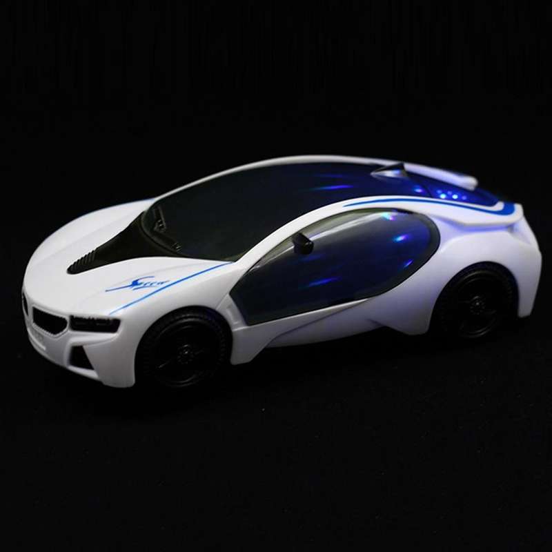 3D Supercar Style Electric Toy With Wheel Lights Music Singing Kids Boys Girls Gift Electric Univ...