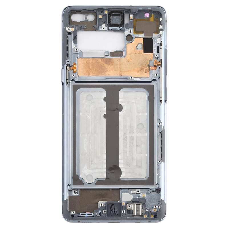For Galaxy S10 5G  Middle Frame Bezel Plate with Side Keys (Grey)
