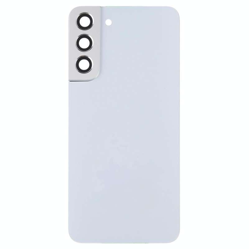 For Samsung Galaxy S22+ 5G SM-S906B Battery Back Cover with Camera Lens Cover (White)