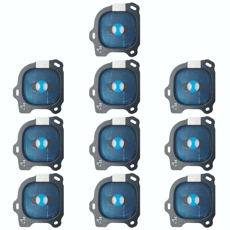 For Galaxy J6 (2018) 10pcs Camera Lens Cover (Black)
