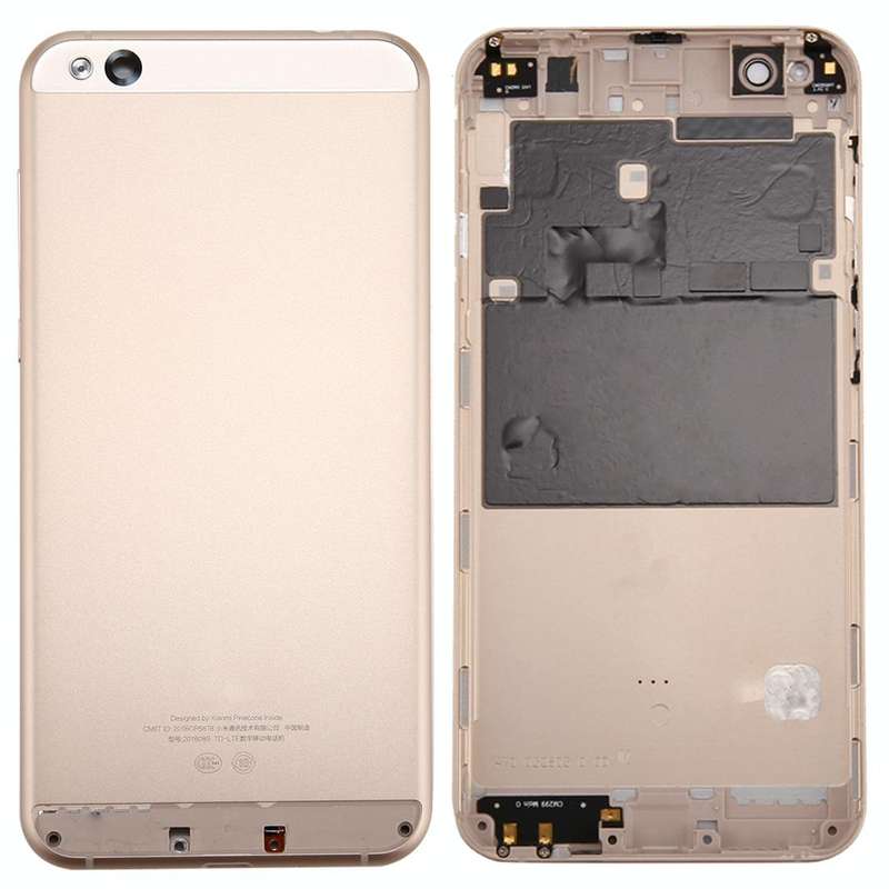 For Xiaomi Mi 5c Battery Back Cover(Gold)