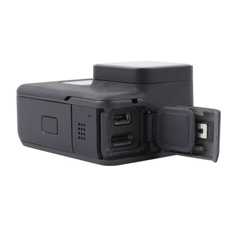 For GoPro HERO7 White / Silver Side Interface Door Cover Repair Part(Black)