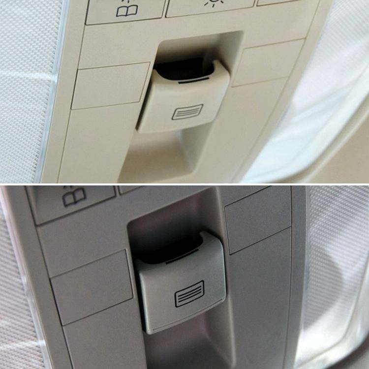 Car Sunroof Switch Button Dome Light Button for Mercedes-Benz W204 / X204 2008-2015(Mercerized Be...