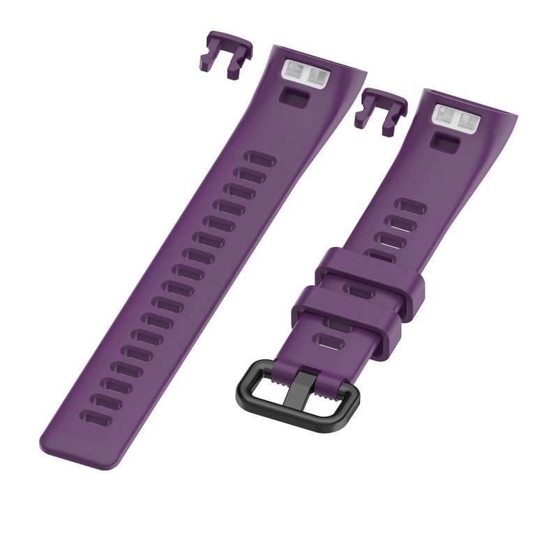 For Huawei Band 3 & 4 Pro Silicone Watch Band(Purple)