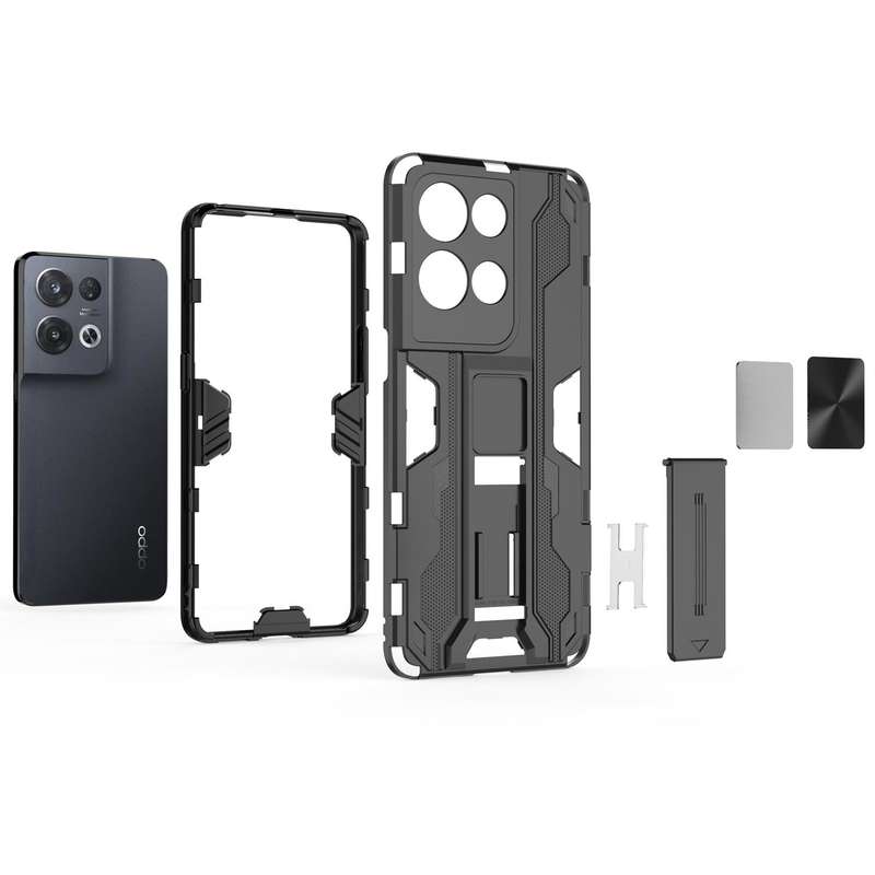 For OPPO Reno8 Pro 5G Supersonic PC + TPU Shock-proof Phone Case(Blue)