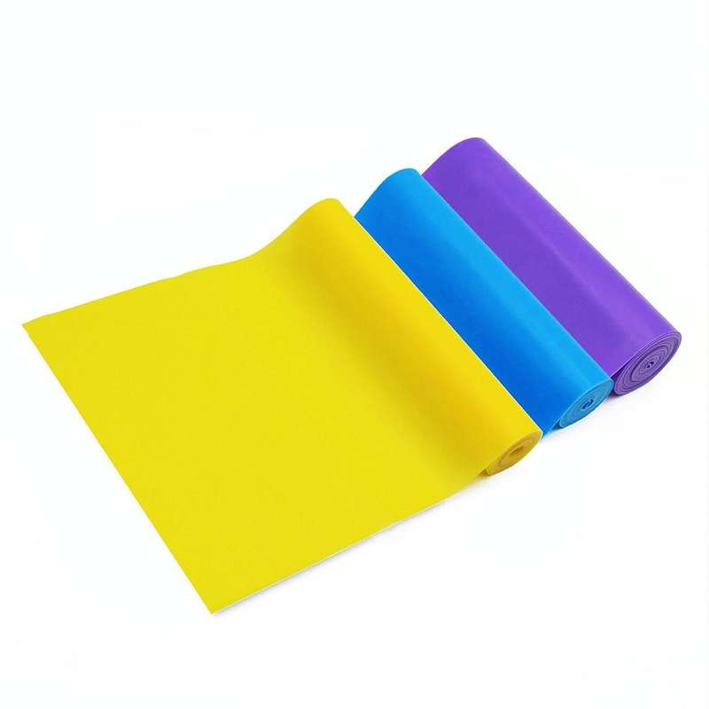 3 In 1 TPE Yoga Stretch Sheet Fitness Elastic Band Resistance Band Strength Training Stretch Band...