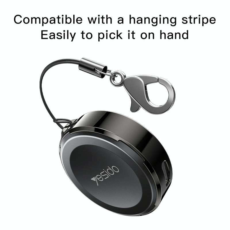 Yesido DS19 For Samsung Smart Watch Portable Charger Dual Input Port Magnetic Wireless Charger(Bl...