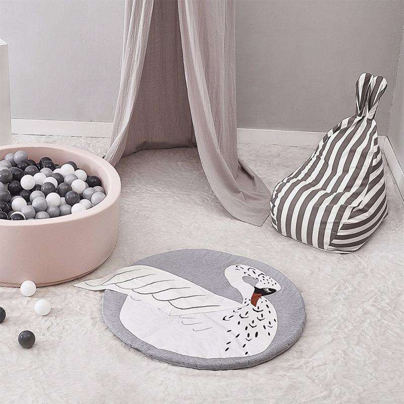 Baby Infant Play Mats Kids Crawling Carpet Floor Rug Baby Bedding Rabbit Blanket Cotton Game Pad ...