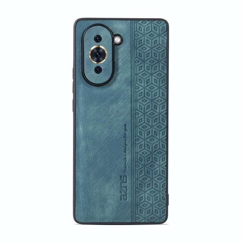 For Huawei nova 10 Pro AZNS 3D Embossed Skin Feel Phone Case(Dark Green)